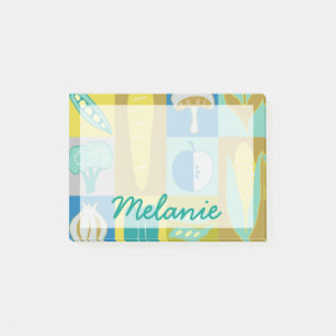 Add Your Name Veggie Blocks II Post-it Notes