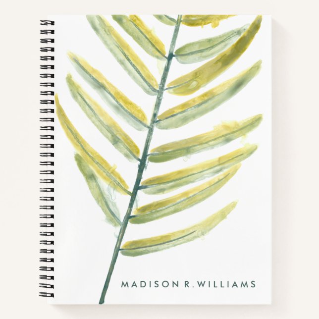 Add Your Name | Verdant Impressions VII Notebook (Front)