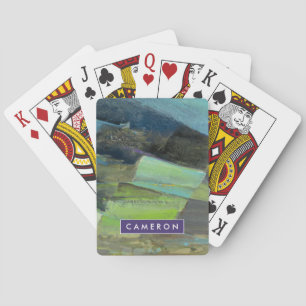 Add Your Name View of the Coast II Playing Cards
