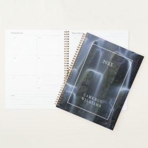 Add Your Name Waterfalls Over Basalt Columns Planner