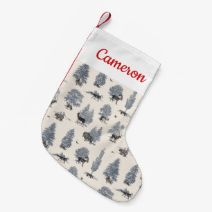 Add Your Name Where They Belong Winter Florent Small Christmas Stocking