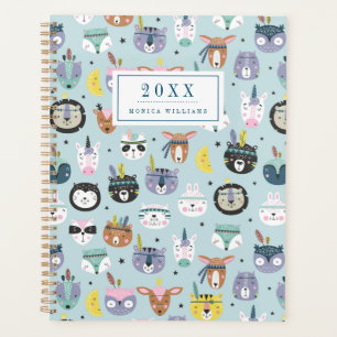 Add Your Name/Year Cute Tribal Face Planner