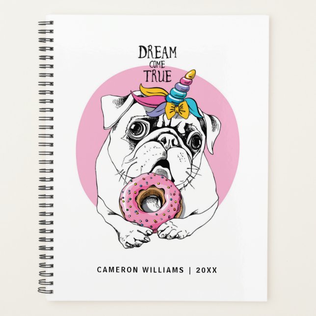 Add Your Name/Year | Dream Come True Planner (Front)