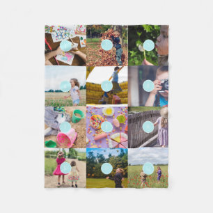 add your own 12 Photos Customizable Fleece Blanket