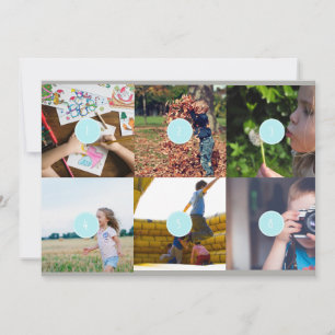 Add your own 6 Photo Customisable PostCard