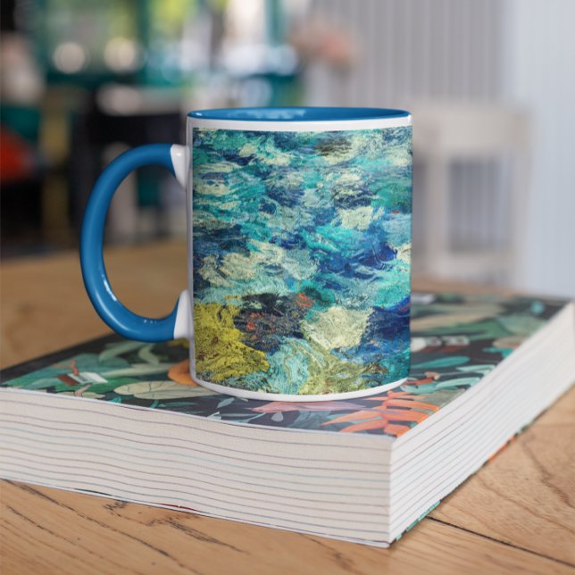 Add Your Own Abstract Art Photo Mug (Create your own abstract photo coffee cup.)