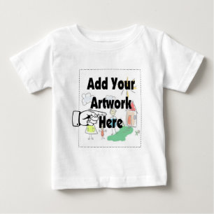 Add your own Artwork or Kid's Artwork for gifts Baby T-Shirt