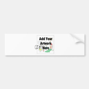 Add your own Artwork or Kid's Artwork for gifts Bumper Sticker
