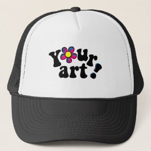Add Your OWN Artwork, Photo or Funny Saying! Trucker Hat