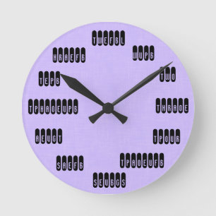 Add Your Own Background Court Reporter Clock