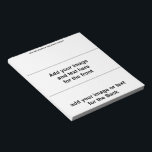 Add your own - Blank Candy Bar Wrapper Party Favou Notepad<br><div class="desc">Add your own image and text on this Blank Candy Bar Wrapper Party Favour.  40 sheets of wrappers that fold around standard size Candy Bars.  Just need a glue stick.  Personalise for the perfect Party Favour</div>