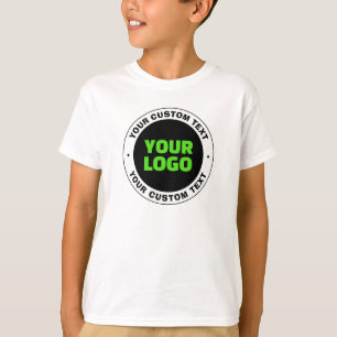 Add Your Own Business Logo or Uploaded Design T-Shirt