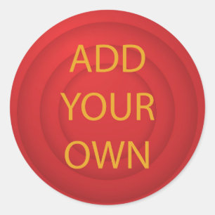 Add Your Own Classic Round Sticker