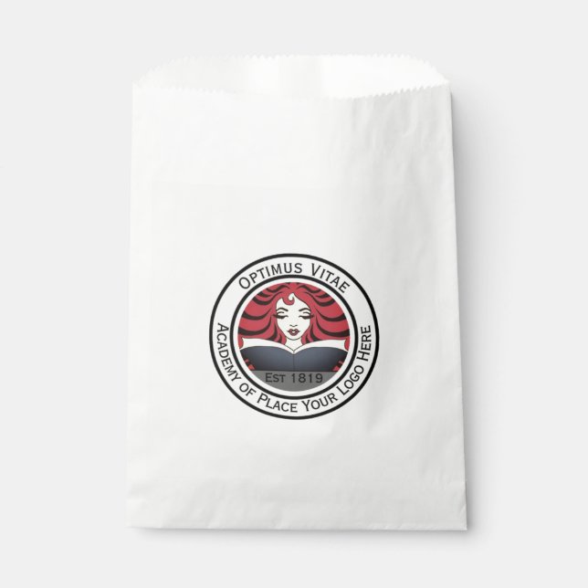 Add your own company business logo favour bag (Front)