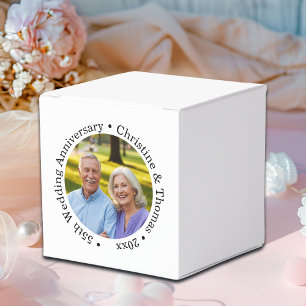 Add Your Own Couple Photo 55th Wedding Anniversary Favour Box