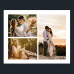 Add Your Own Custom 3 Photo Collage Horizontal Poster<br><div class="desc">Modern and elegant design printed Add Your Own Custom 3 Photo Collage Horizontal Poster that can be customised with your text. Check out the Graphic Art Design store for other products that match this design!</div>