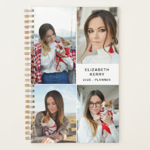 Add Your Own Custom 4 Photo Collage Planner
