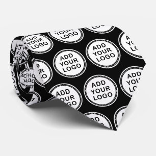 Add your own custom business logo or graphic black tie
