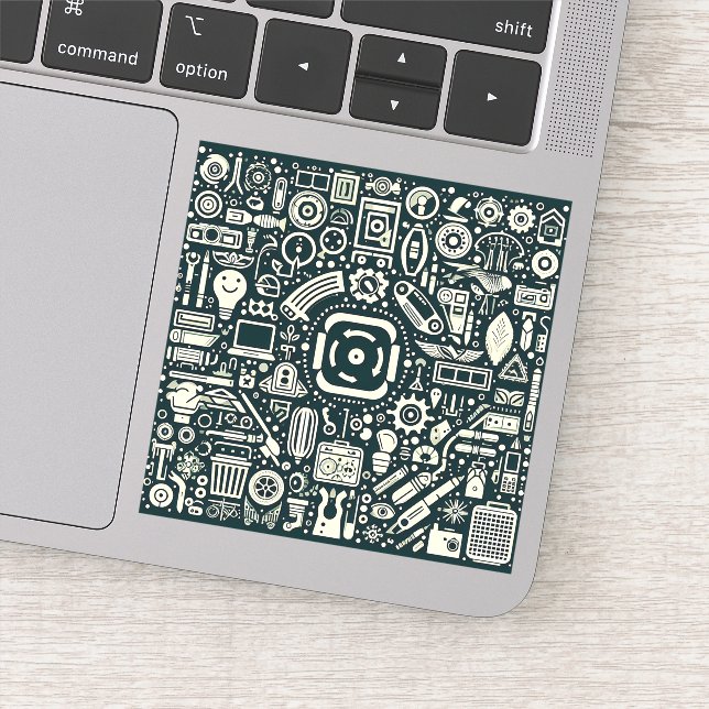 Add Your Own Custom "Custom-Cut Vinyl Sticker" (Detail)