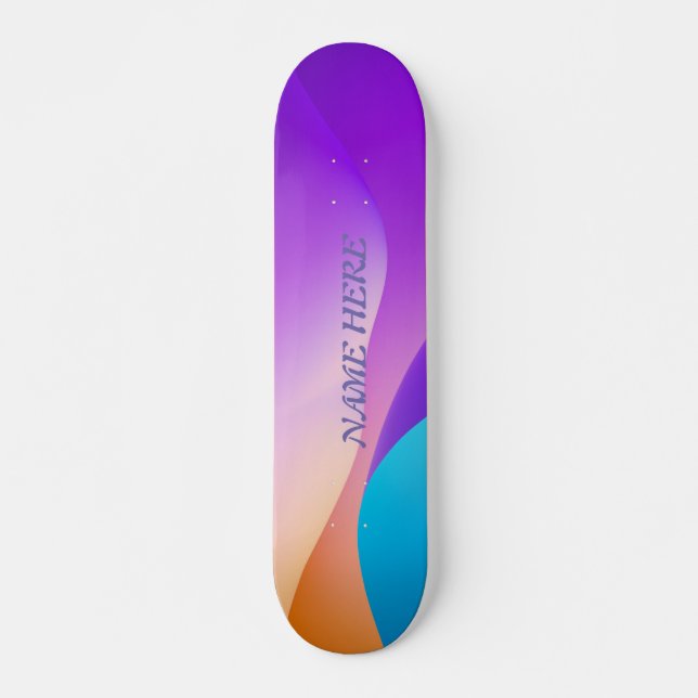 Add Your Own Custom Name Personalised Skateboard (Front)