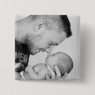 Add Your Own Custom Photo 15 Cm Square Badge