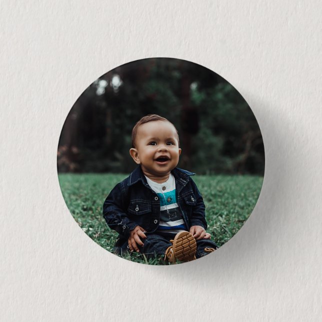 Add Your Own Custom Photo 3 Cm Round Badge (Front)