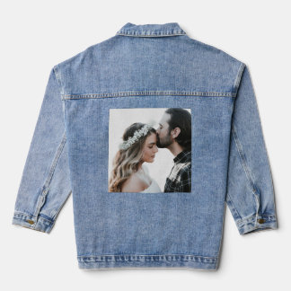 Add Your Own Custom Photo Denim Jacket