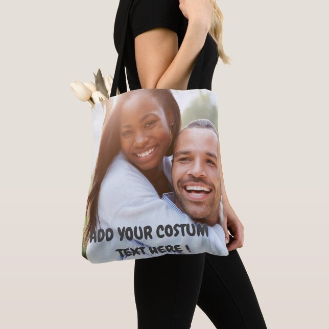 Add Your Own Custom Photo Tote Bag (Close Up)