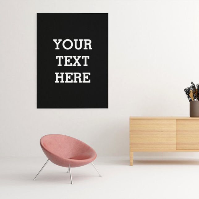 Add Your Own Custom Text Here Black and White Photo Print (Creator Uploaded)