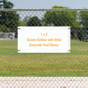 Add Your Own Design 1' x 2' Banner