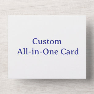 Add Your Own Design All In One Invitation