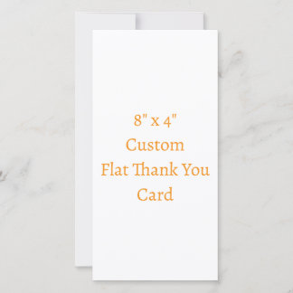 Add Your Own Design Flat Thank You Card