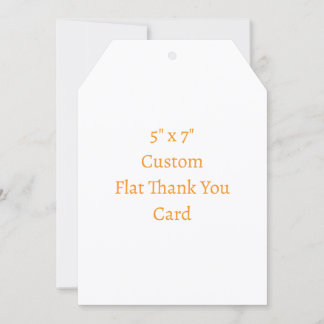 Add Your Own Design Flat Thank You Card