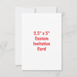 Add Your Own Design Invitation Card