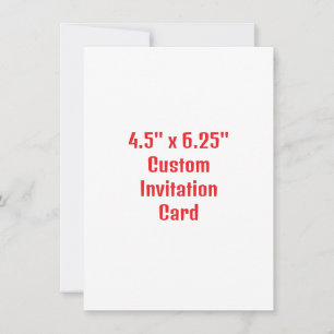 Add Your Own Design Invitation Card
