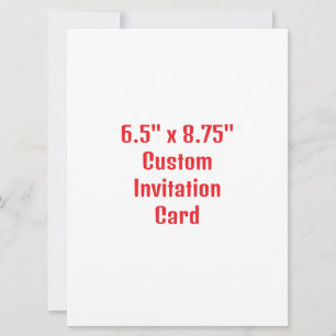 Add Your Own Design Invitation Card