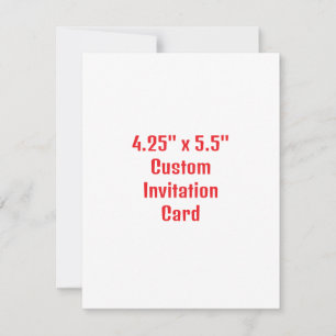 Add Your Own Design Invitation Card