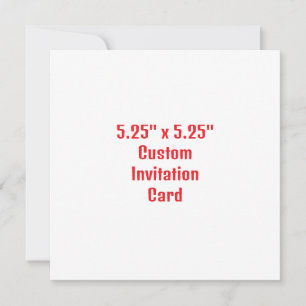 Add Your Own Design Invitation Card