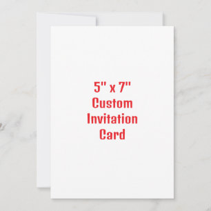 Add Your Own Design Invitation Card