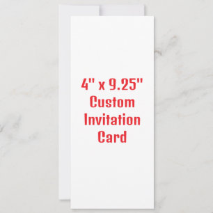 Add Your Own Design Invitation Card