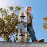 Add Your Own DIY 3 Photo Collage Custom Skateboard<br><div class="desc">Add Your Own DIY 3 Photo Collage Custom Skateboard features your three of your favourite photos. PHOTO TIP: centre your photos prior to uploading to Zazzle. Give a custom made gift,  personalised skateboard to your favourite skateboarder for Christmas,  birthday or your BFF.  Designed by ©Evco Studio www.zazzle.com/store/evcostudio</div>