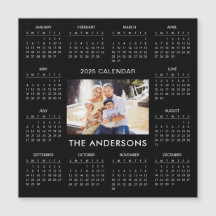 Add Your Own Family Photo 2025 Calendar | Magnet