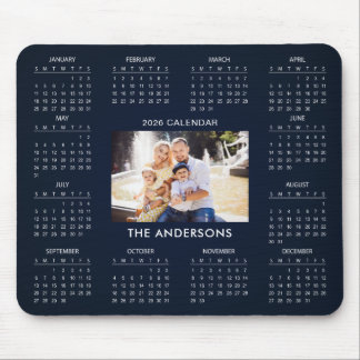Add Your Own Family Photo 2026 Calendar | Mouse Pad