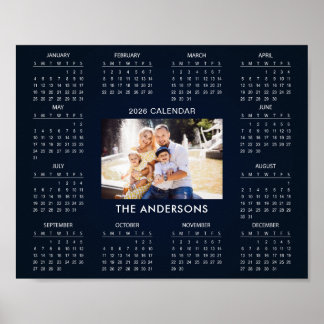 Add Your Own Family Photo 2026 Calendar | Poster