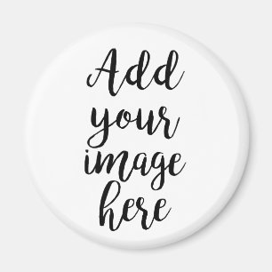 Add your own Image customisable round magnet