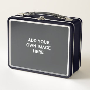Add your own image metal lunch box