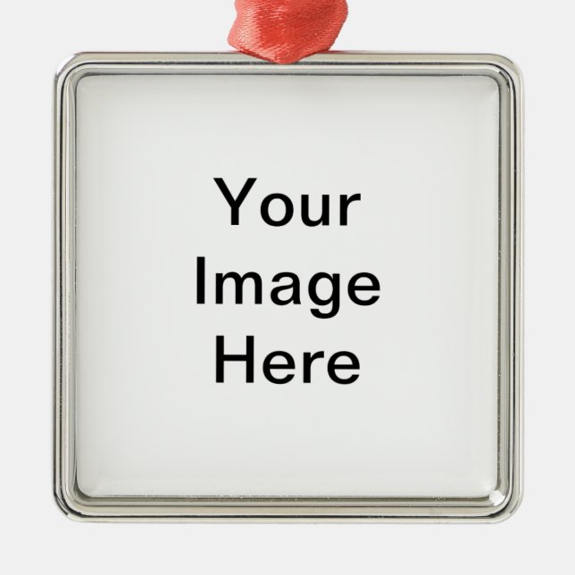 Add Your Own Image Metal Tree Decoration (Front)
