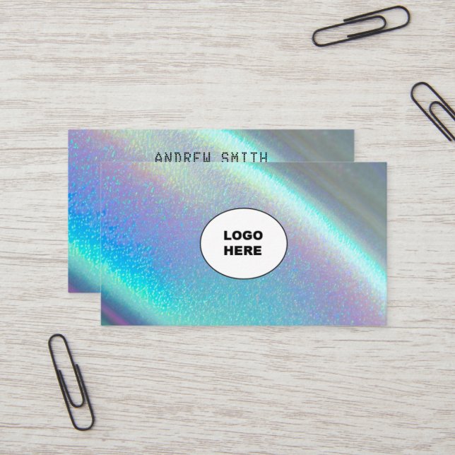 Add your own image opal Business Card (Front/Back In Situ)