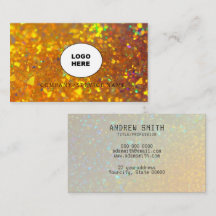 Add your own image opal Business Card