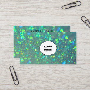 Add your own image opal Business Card